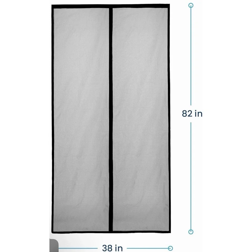 Magnetic Screen Door - Bugs Out, Breeze in - 9Min Install Auto-Sealing Heavy Dut